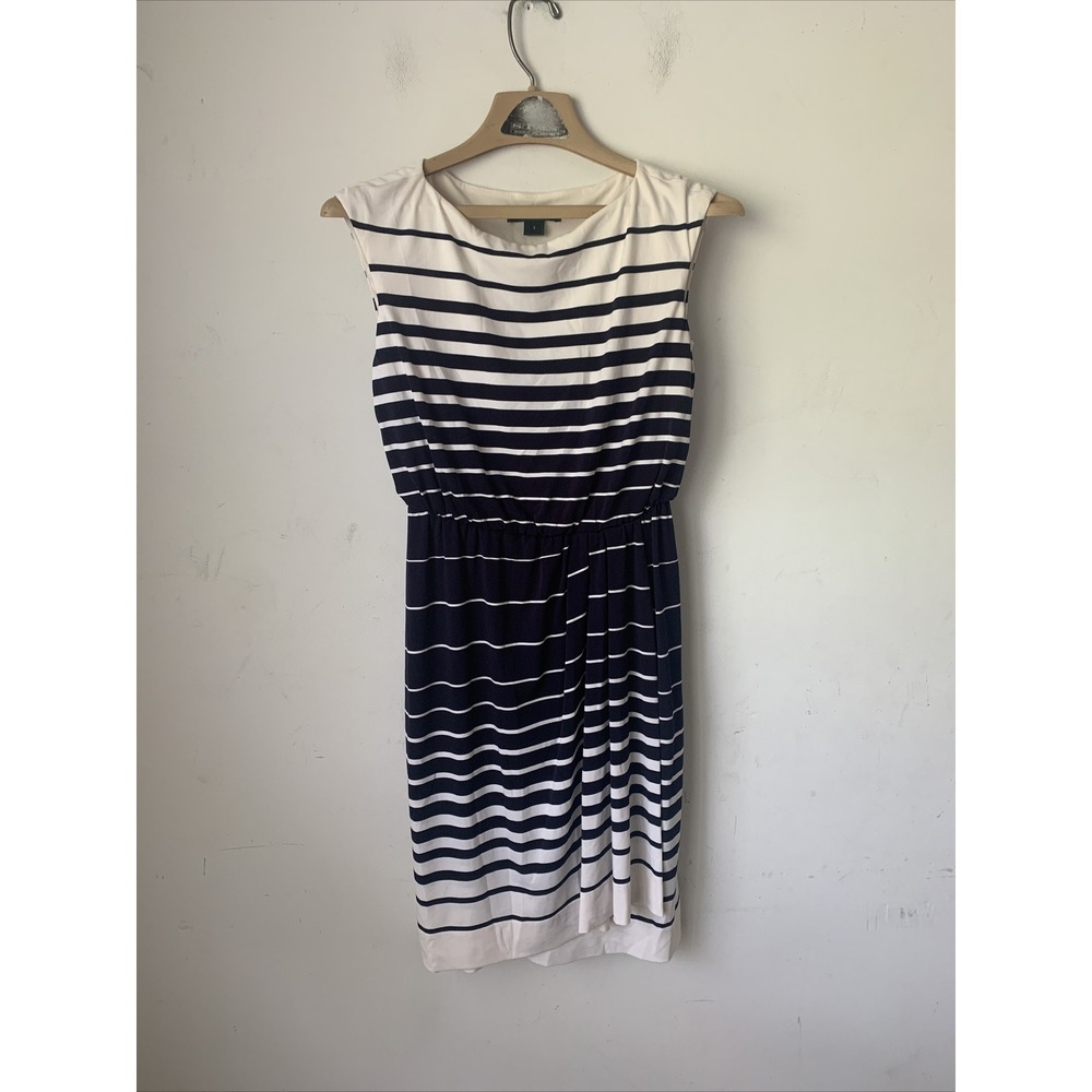 LRL Ralph Lauren Womens Dress 2 Preppy Wedding Resort Coastal Nautical Blue